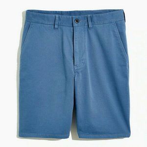 Madewell Men's 9" Chino Shorts, Blue, Size 33